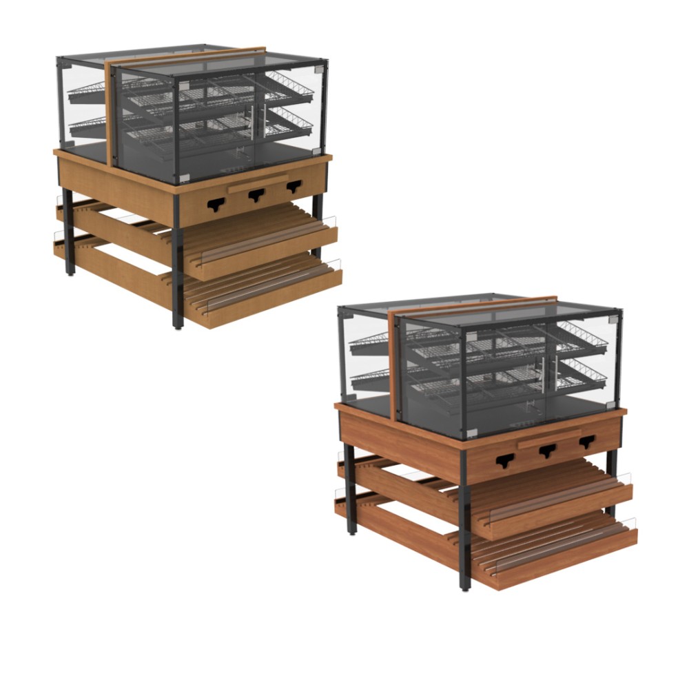 Bulk Bun/Pastry Table - Double Sided